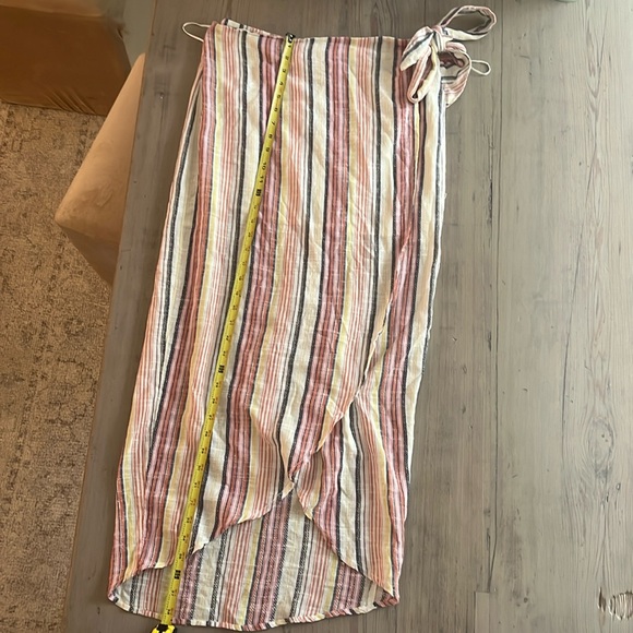 Free People Aubrey Sarong Skirt in Multi Combo size 12 NWT - Picture 6 of 10